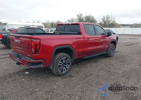 2025 GMC Sierra 1500 4Wd Standard Box At4 from USA, damaged, VIN 1GTUUEE82SZ119135